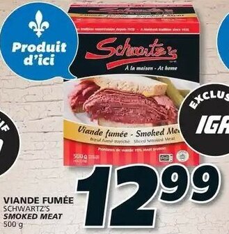 IGA Viande Fumée offer