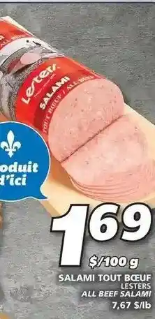 IGA Salami Tout Bœuf offer