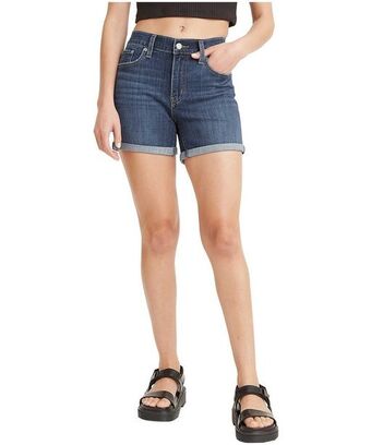 Mark's Levi's women's mid rise slim fit mid length shorts offer
