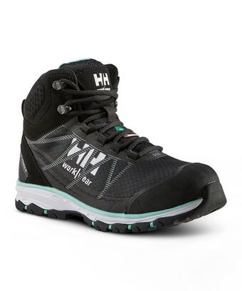 Mark's Helly hansen women's aluminum toe composite plate mid cut safety hiker boots - black/aqua offer
