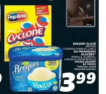 IGA Dessert Glace offer