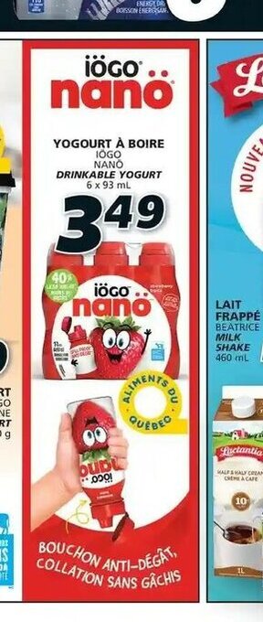 IGA Yogourt A Boire offer