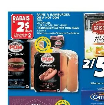 IGA Pains a hamburger ou a hot dog offer