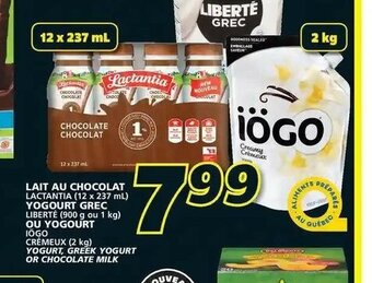 IGA Lait au chocolat offer