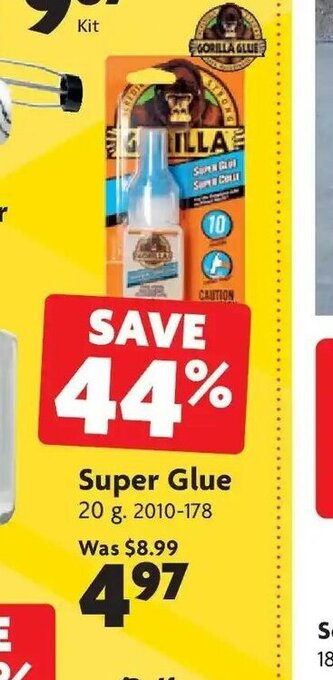 Home Hardware Super Glue offer