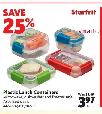 Home Hardware Plastic Lunch containers offer