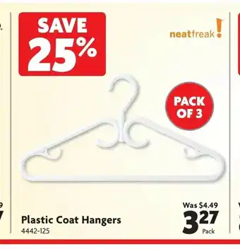 Home Hardware Plastic Coat Hangers offer