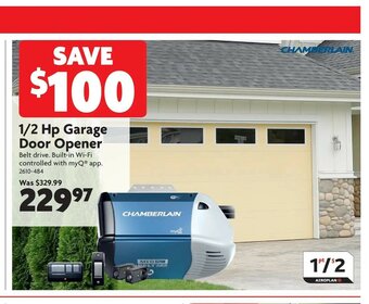 Home Hardware 1/2 Hp Garage Door Opener offer
