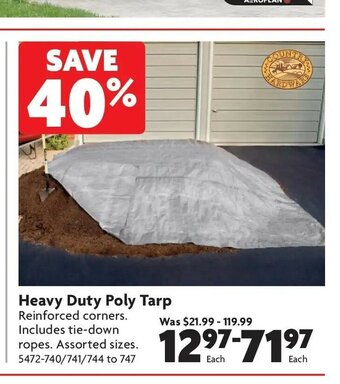 Home Hardware heavy Duty Poly Tarp offer