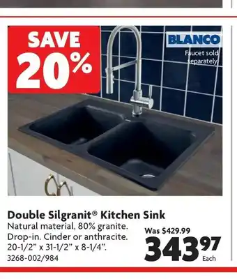 Home Hardware Double Silgranit offer