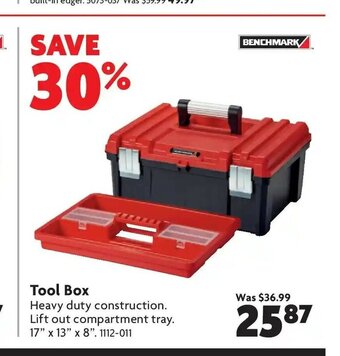 Home Hardware Tool Box offer