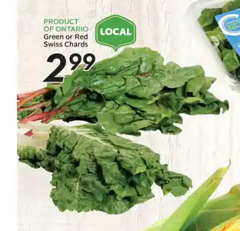 Sobeys Green or Red Swiss Chards offer