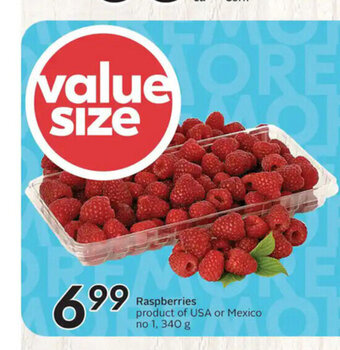 Sobeys Raspberries offer