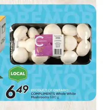 Sobeys Whole White Mushrooms offer