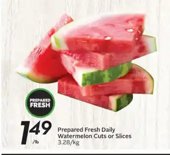 Sobeys Prepared Fresh Daily Watermelon Cuts offer