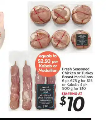 Sobeys Fresh Seasoned Chicken offer