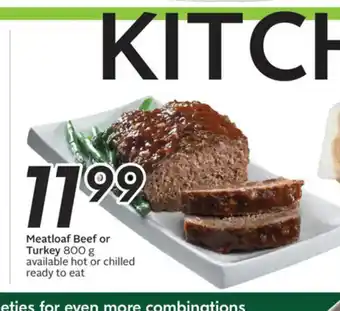 Sobeys Meatloaf Beef offer