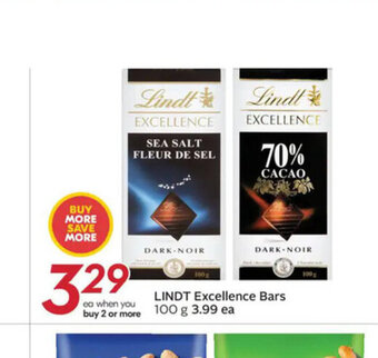 Sobeys Lindt Excellence Bars offer