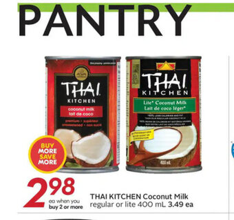 Sobeys Thai Kitchen Coconut Milk offer
