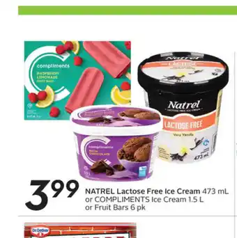 Sobeys Natrel Lacrose Free Ice Cream offer