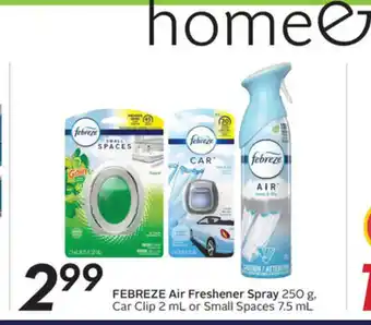 Sobeys FEBREZE Air Freshener Spray offer