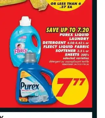 No Frills Purex Liquid Laundry offer