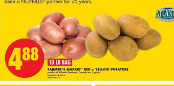 No Frills Farmer's Market red or Yellow Potatoes offer