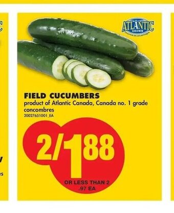 No Frills Field Cucumbers offer