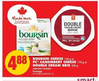 No Frills Boursin Cheese offer