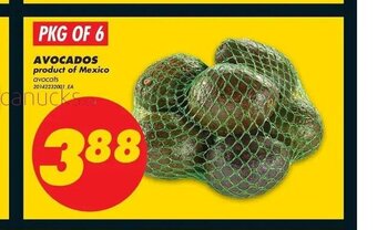No Frills Avocados offer