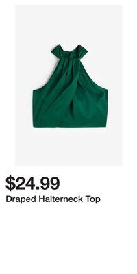 H&M Draped halterneck top offer