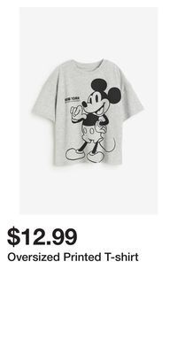 H&M Oversized printed t-shirt offer