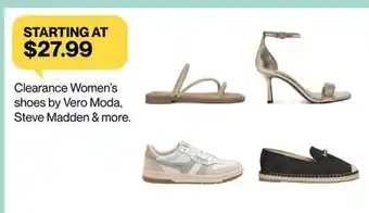 Hudson's Bay Clearance women's shoes by vero moda, steve madden & more offer