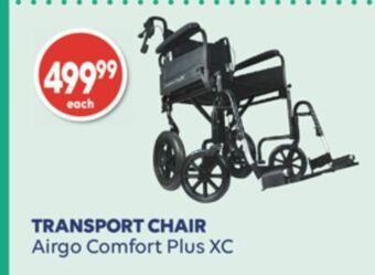 Wellwise by Shoppers Transport chair airgo comfort plus xc offer