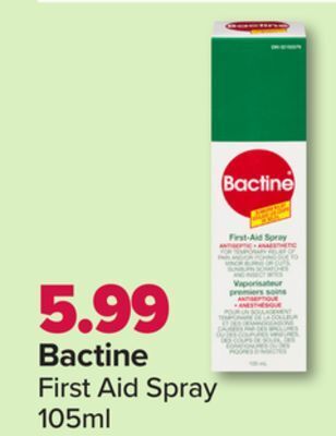 PharmaChoice Bactine first aid spray offer
