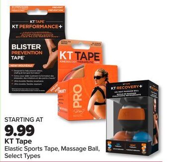 PharmaChoice Kt tape elastic sports tape, massage ball offer