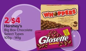 PharmaChoice Hershey's big box chocolate offer