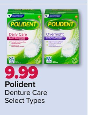 PharmaChoice Polident denture care offer