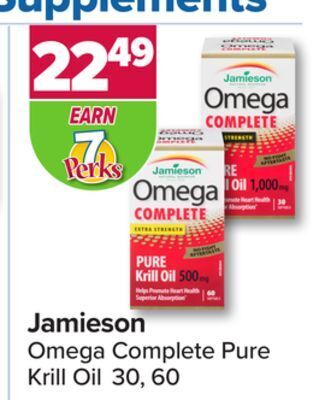 PharmaChoice Jamieson omega complete pure krill oil offer
