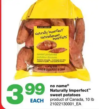 Wholesale Club No name® naturally imperfect™ sweet potatoes, 10 lb offer