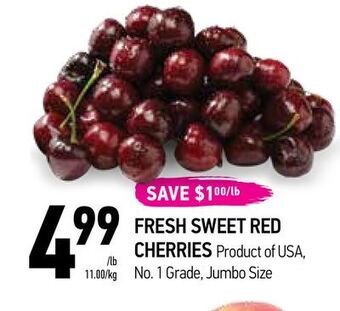 Coppa's Fresh Market Fresh sweet red cherries offer