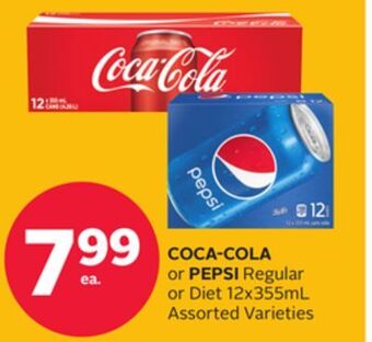 Rexall Coca-cola or pepsi regular or diet offer