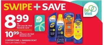 Rexall Coppertone or banana boat sun care offer