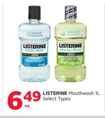 Rexall Listerine mouthwash offer