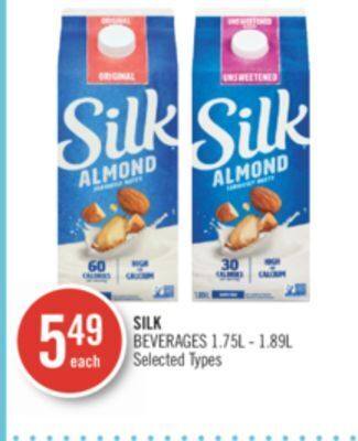 Shoppers Drug Mart Silk beverages 1.75l - 1.89l offer