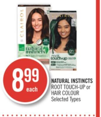 Shoppers Drug Mart Natural instincts root touch-up or hair colour offer