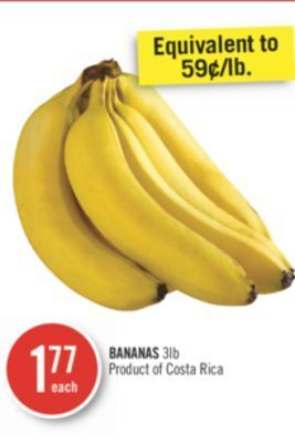 Shoppers Drug Mart Bananas offer