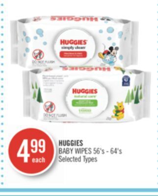 Shoppers Drug Mart Huggies baby wipes offer