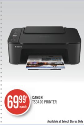 Shoppers Drug Mart Canon ts3420 printer offer