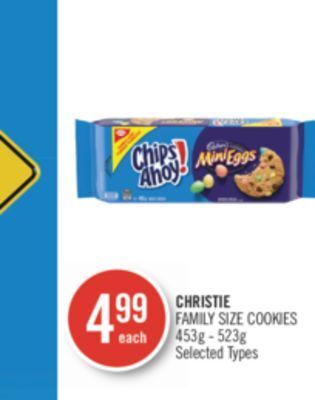 Shoppers Drug Mart Christie family size cookies offer